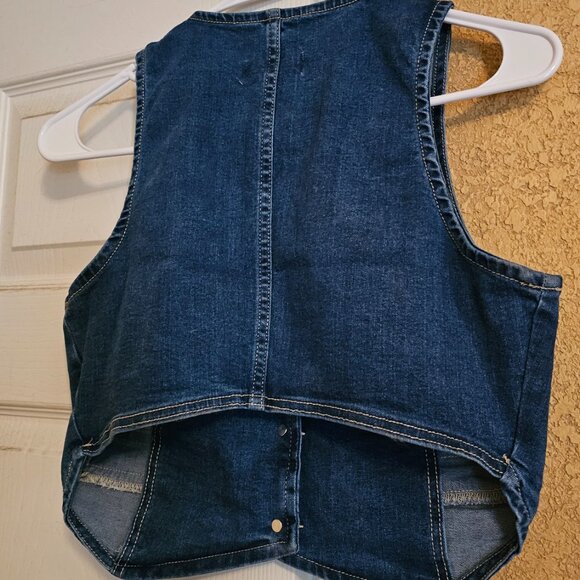 Bronco Denim Vest Small - Picture 7 of 7